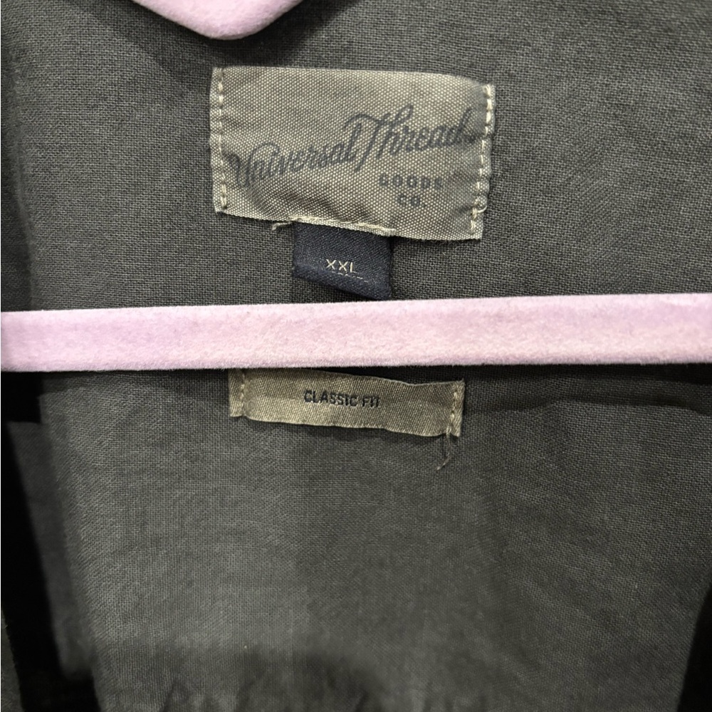 Universal Thread Charcoal Classic Fit Shirt - Picture 3 of 5